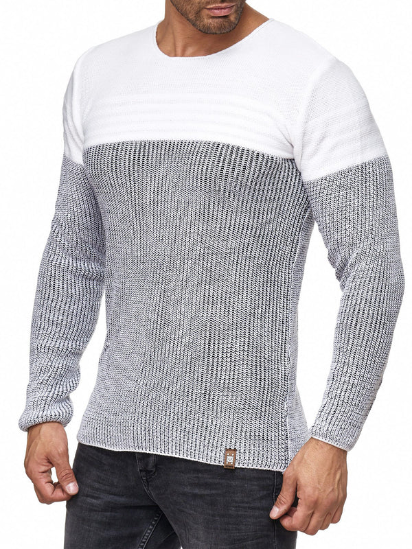 Men Stylish Mock Turtle Neck Pocket Sweater - Black - FASH STOP
