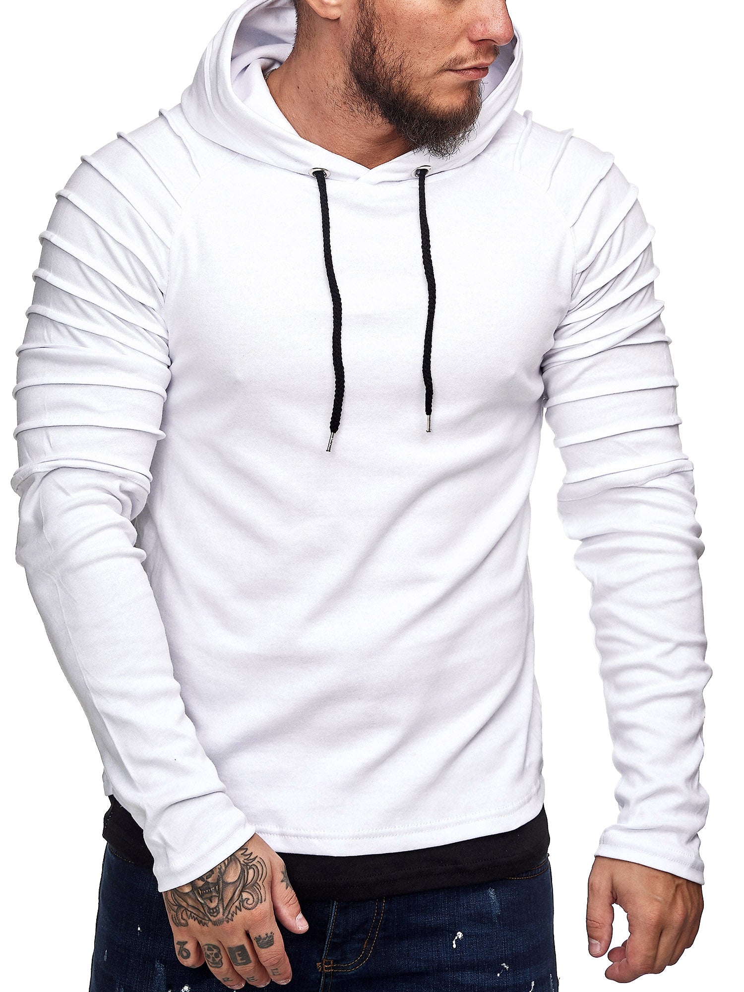 mens ribbed sweatshirt