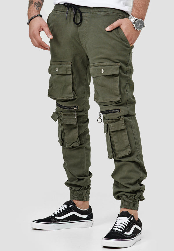 Super Cargo Pants - Army Green X95B - FASH STOP