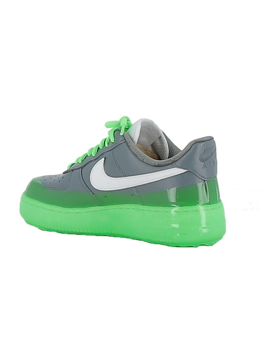 slime green air force ones