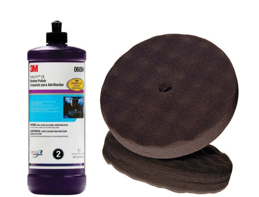 3M Perfect It Buffing And Polishing Kit 36060 06094 06068 3M Rubbing  Compound, Machine Polish, Ultrafine Polish Buffing Compound, Car Polishing  Kit