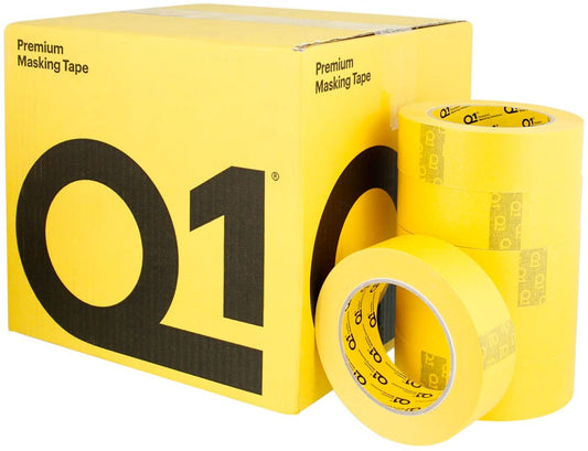 3M 06654, 1 1/2 Automotive Refinish Yellow Masking Tape Sleeve (6ct.) –  Auto Color