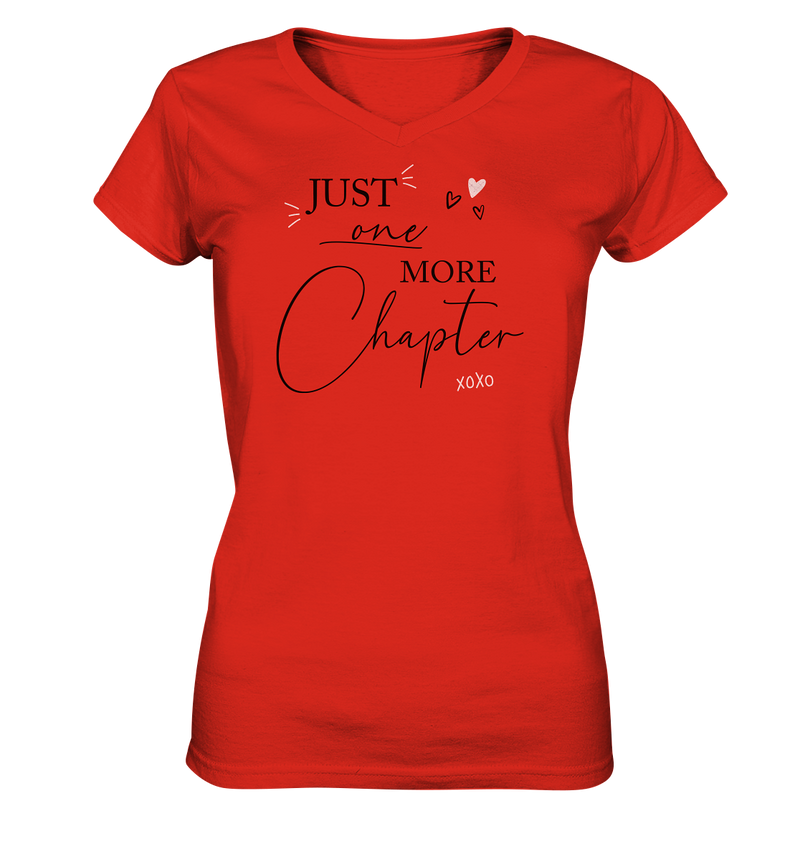 Just one more Chapter - Ladies V-Neck Shirt