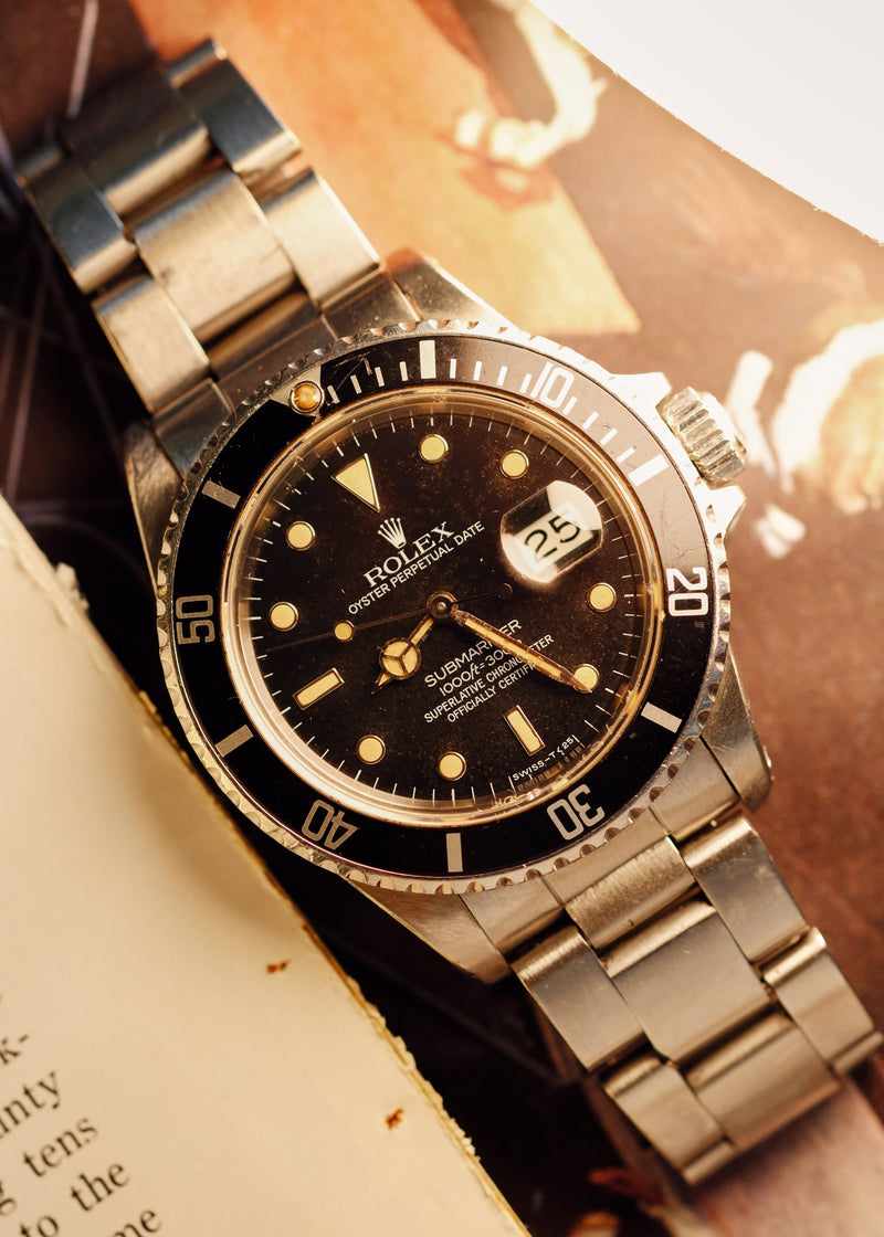 Rolex Submariner 16800 Sandy Tropical Dial - 1985