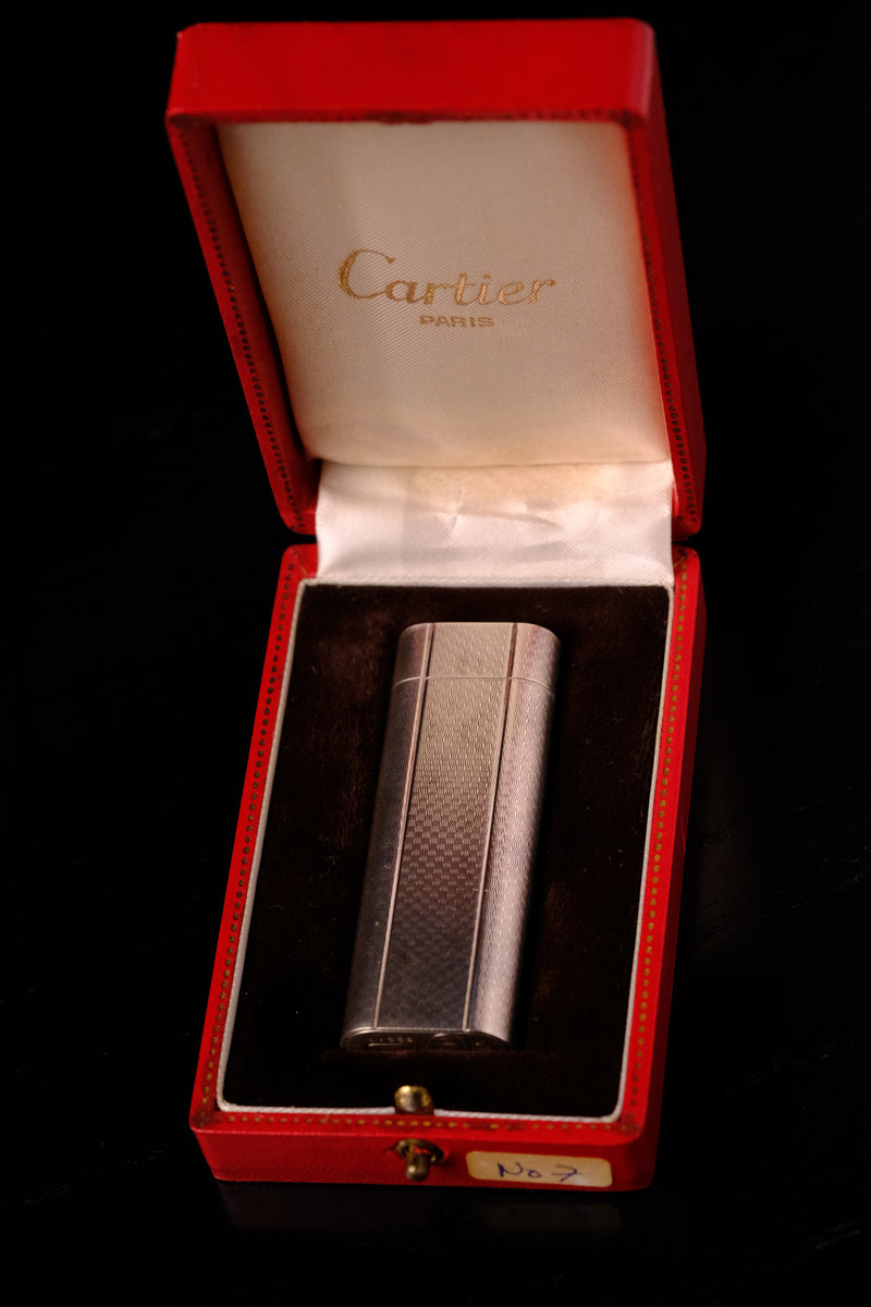 Vintage Cartier Silver Lighter w/Box