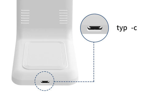 3-in-1 Induktionsladegerät für iPhone, Watch und AirPods induktive Ladestation