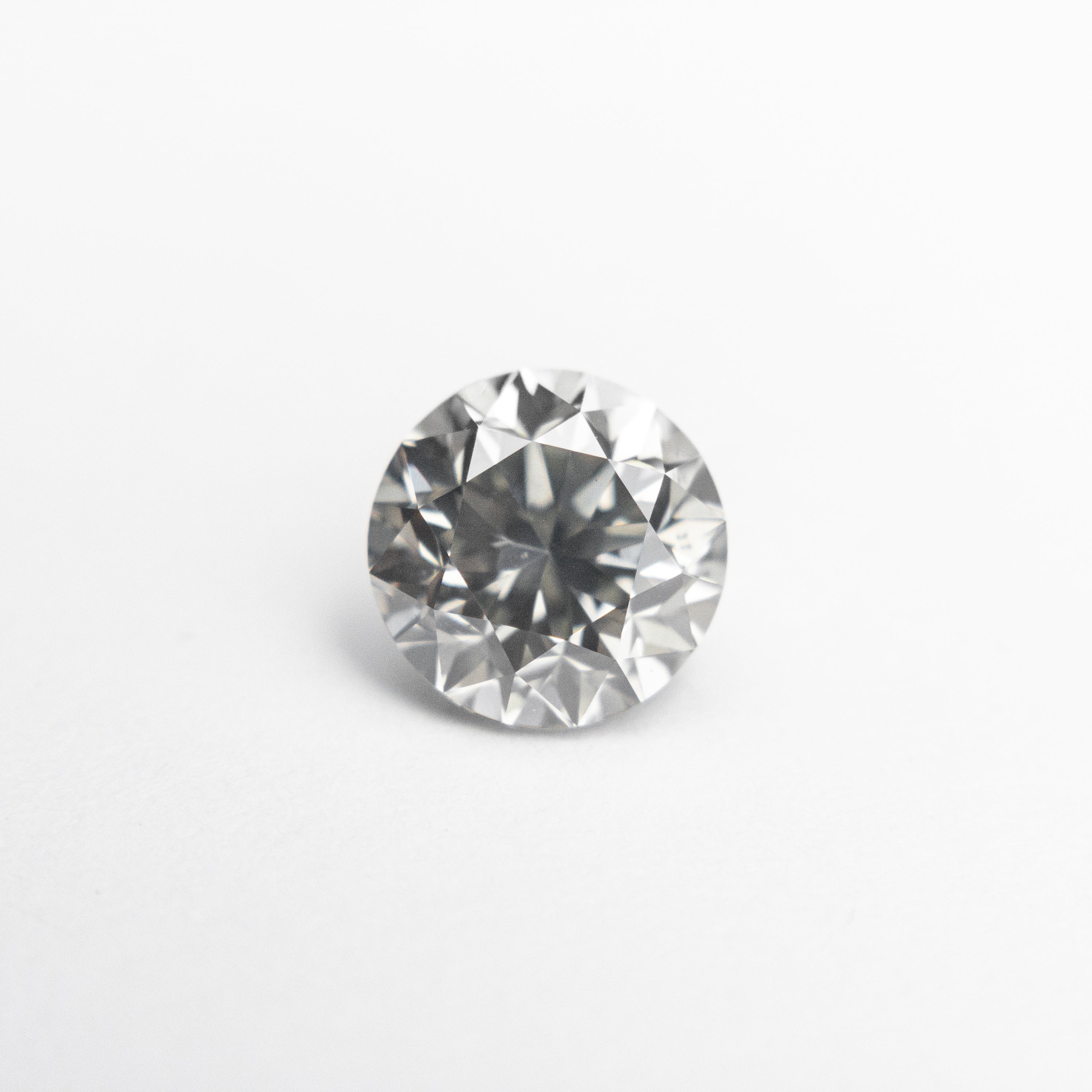 1.01ct 6.06x5.99x4.28mm GIA SI2 Faint Grey Round Brilliant 19001-01