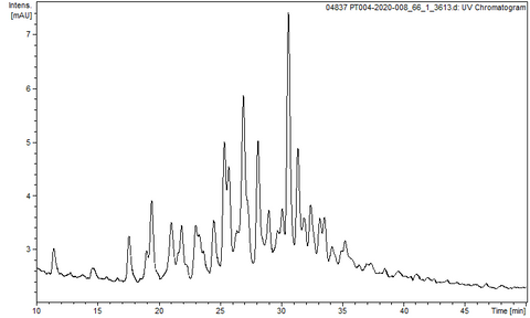 Fluorescence chromatogram