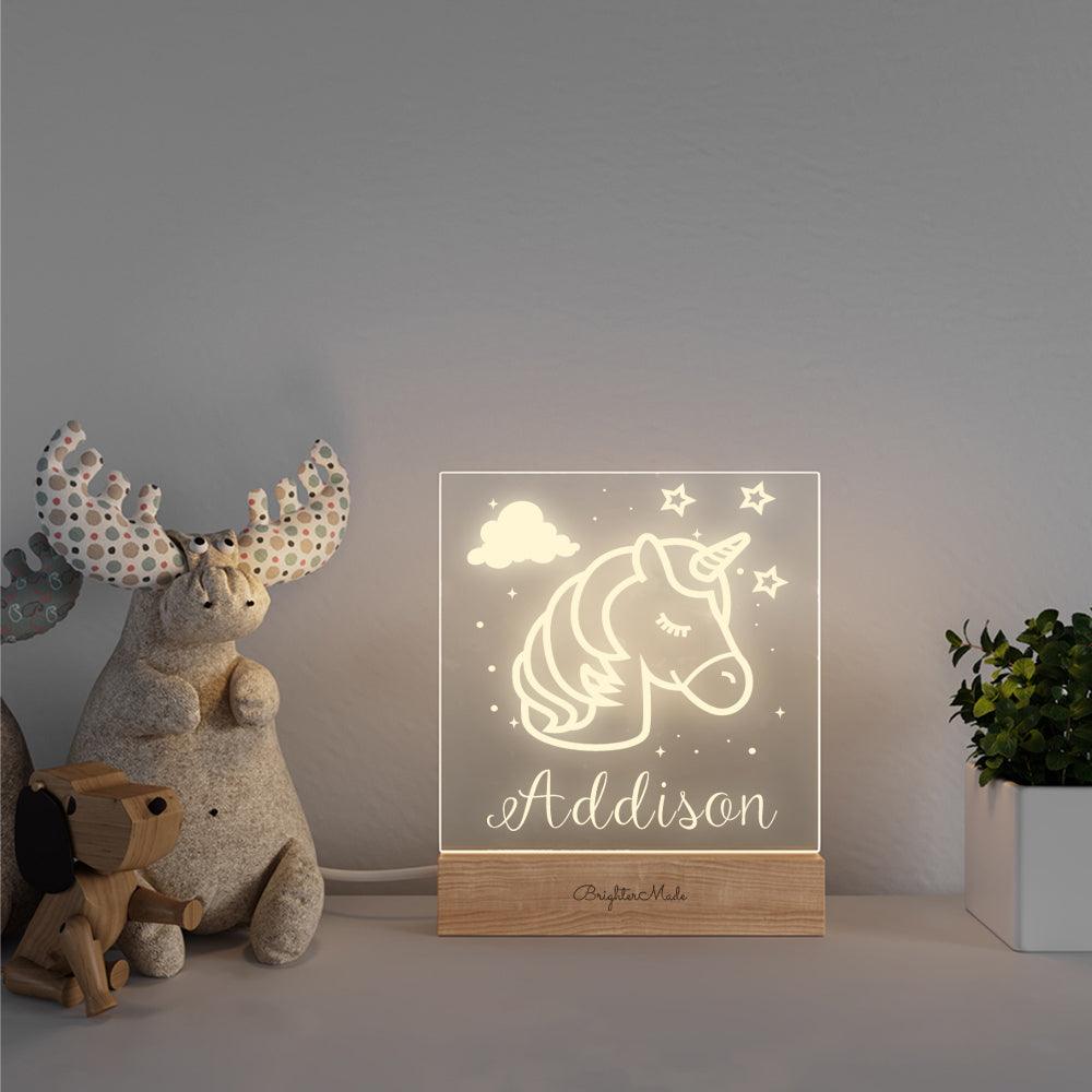 Unicorn - Personalized Night Light - Brighter Made