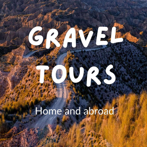 Gravel trails in the mountains of Sierra Nevada near Granada