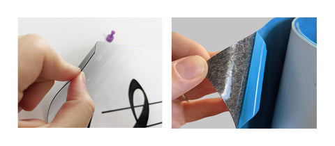 Opti-Rite Dry Erase Wallpaper Custom Length Roll, Magnetic Self-Adhesive