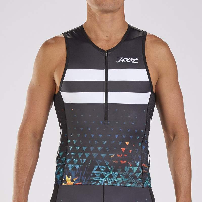 Zoot Men’s Core Tri Tank – Men’s Performance Triathlon Tank Top with 3 Back  Pockets, Mesh Panels, and Cam Lock Zipper : : Sports & Outdoors