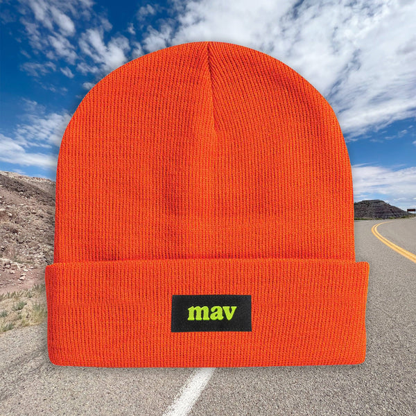 Core Logo Beanie Olive – Mav Brand