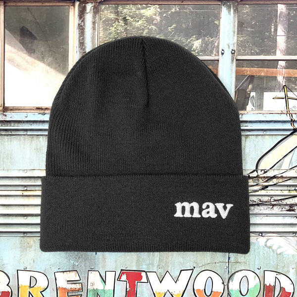 Brand Olive Beanie – Core Mav Logo