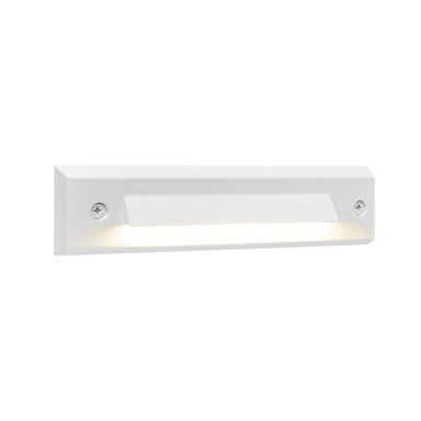 Low Voltage Louvered Step Light, 4W 12V Surface Mount, IP65, 9.37 x 2.87  x 0.55