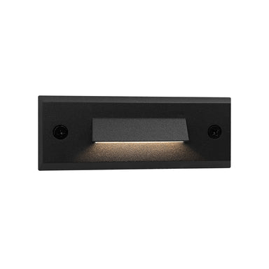 Low Voltage Louvered Step Light, 4W 12V Surface Mount, IP65, 9.37 x 2.87  x 0.55