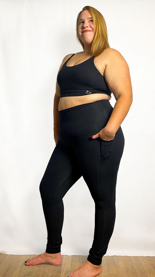 EssentialPlus Full Length Leggings - Emerald – PeachPlus Active