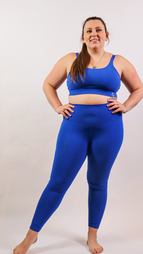 Women's Plus Size New Mix Brand 3 Waistband Solid Peach Skin Leggings. -  3 Elastic Waistband - Full-Length - Inseam approximately 28 - One size  fits most plus 16-20 - 92% Polyester / 8% Spandex, 738986