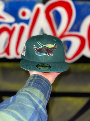 tampa bay devil rays fitted hat