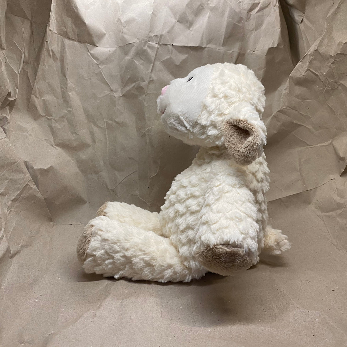 Larry the Lamb | Cute Soft Plush Toys for Kids | Peach Avenue Toys
