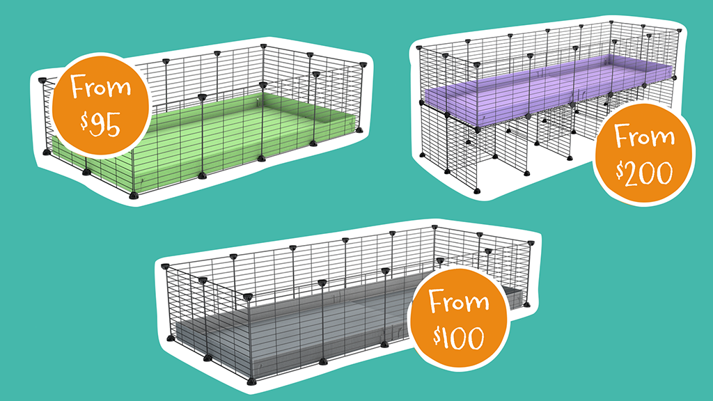 Different C&C cage sizes have different prices.