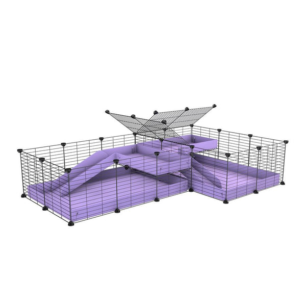 6x2 C&C Cage with a Loft, Divider, and Stand