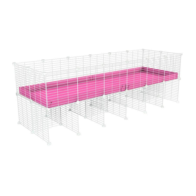 vragenlijst Ontbering Jongleren White 6x2 C and C Guinea Pig Cage with Stand | Kavee C&C Cages USA