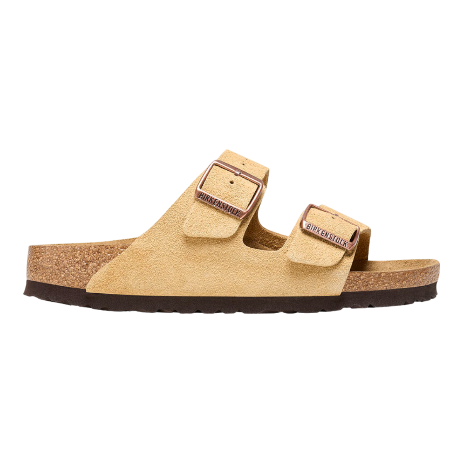 Birkenstock Arizona Suede Leather Latte Cream 1026190