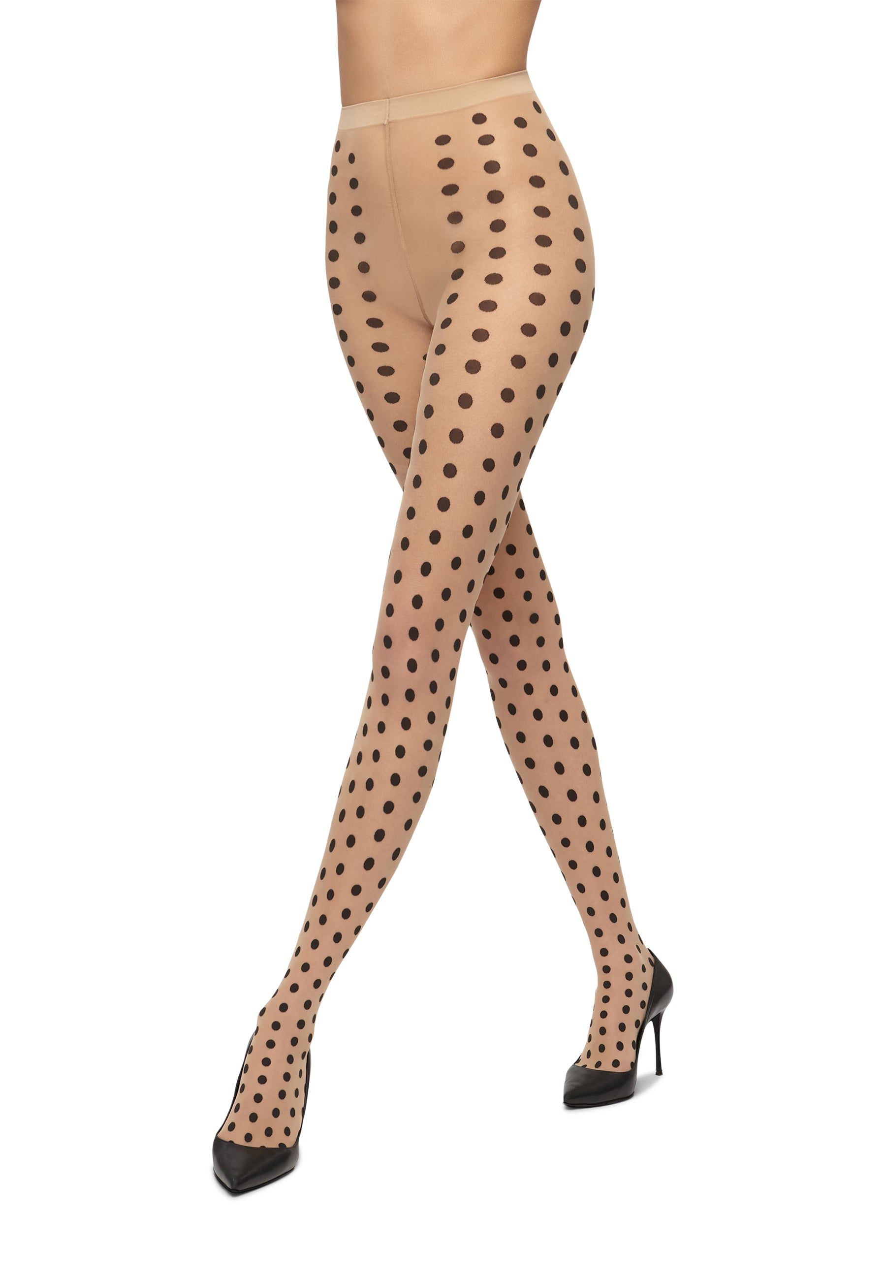 Womens Wolford red Cotton-Rich Polka-Dot Tights