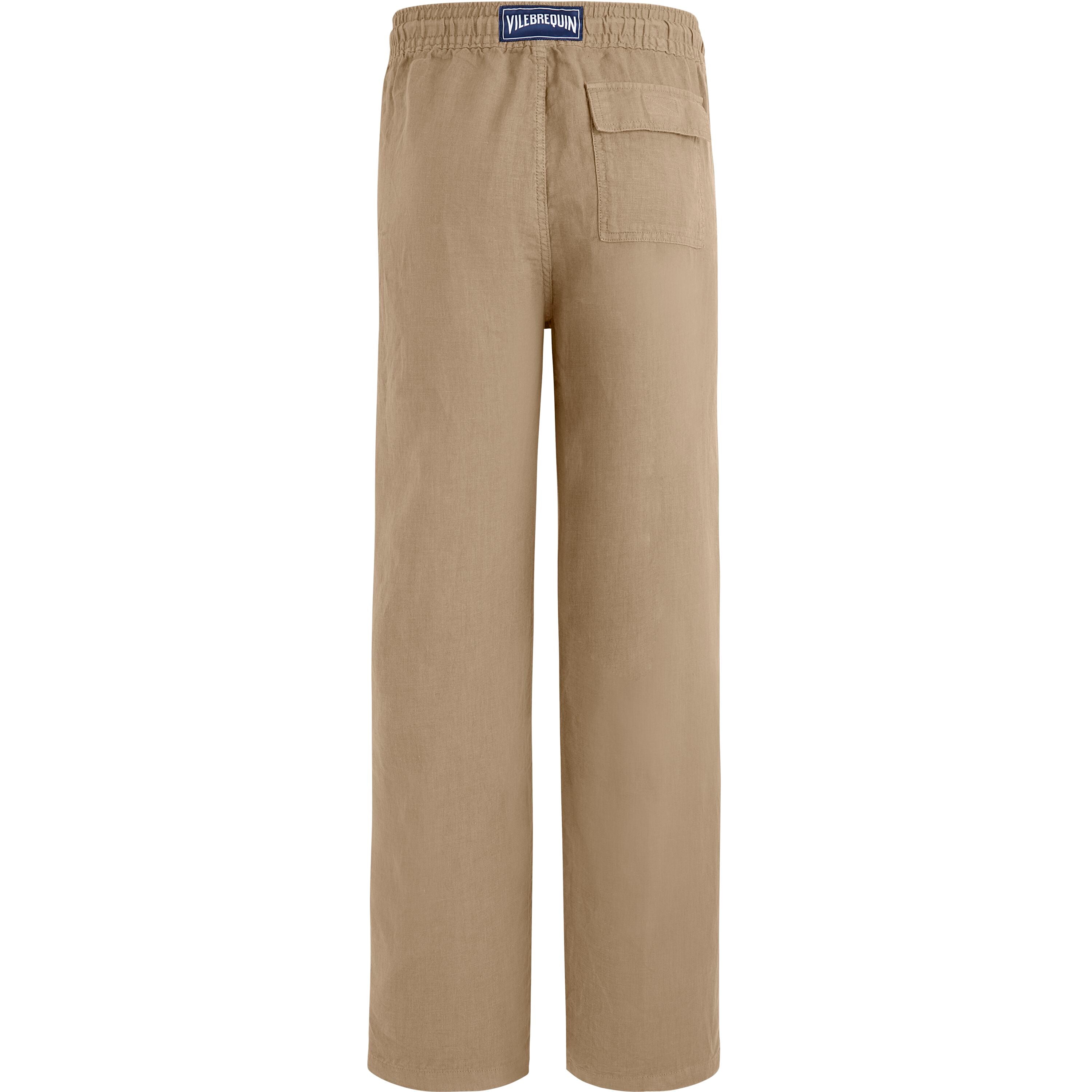 Men Linen Pants Solid