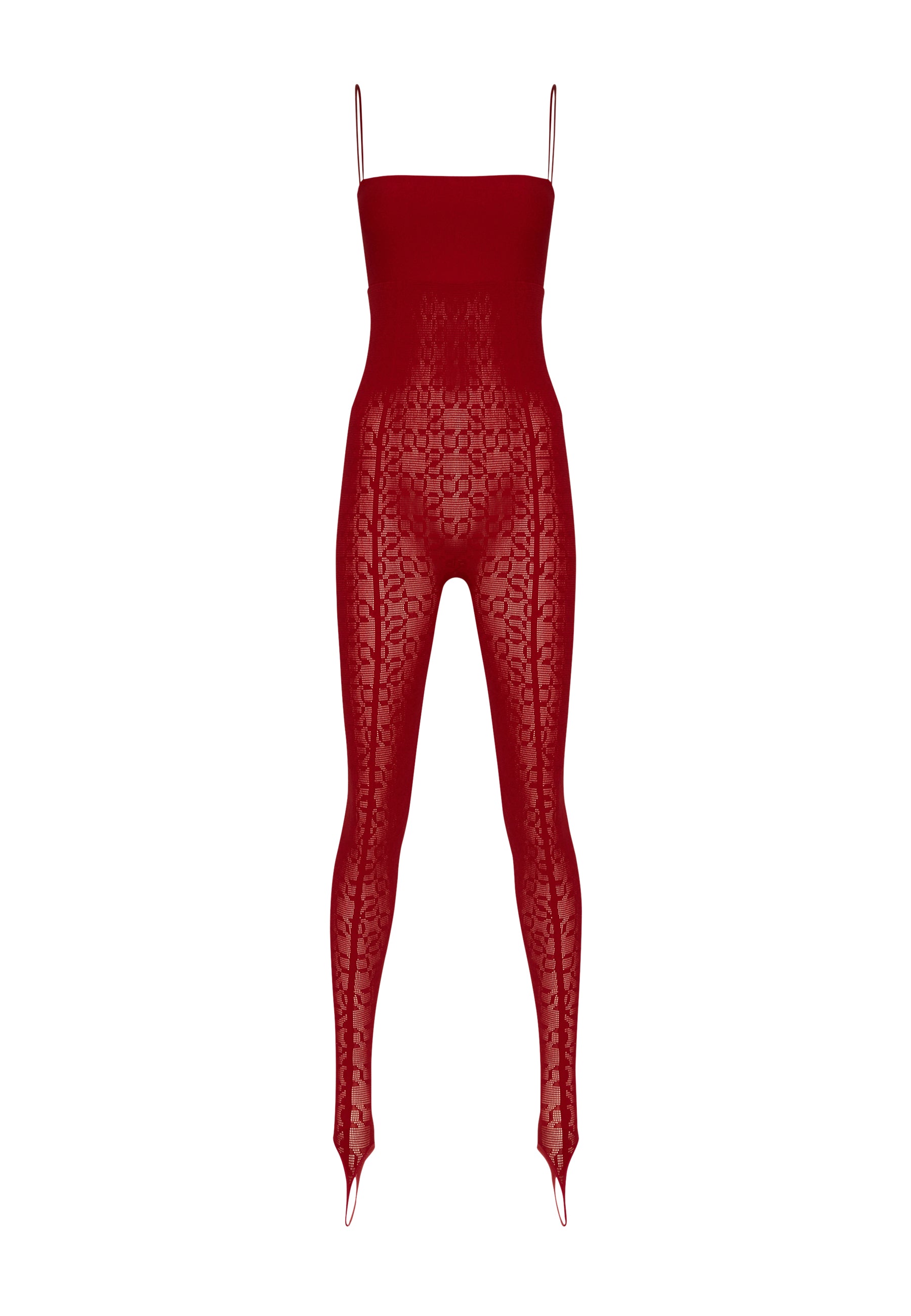 Intricate Sheer Pattern Tights