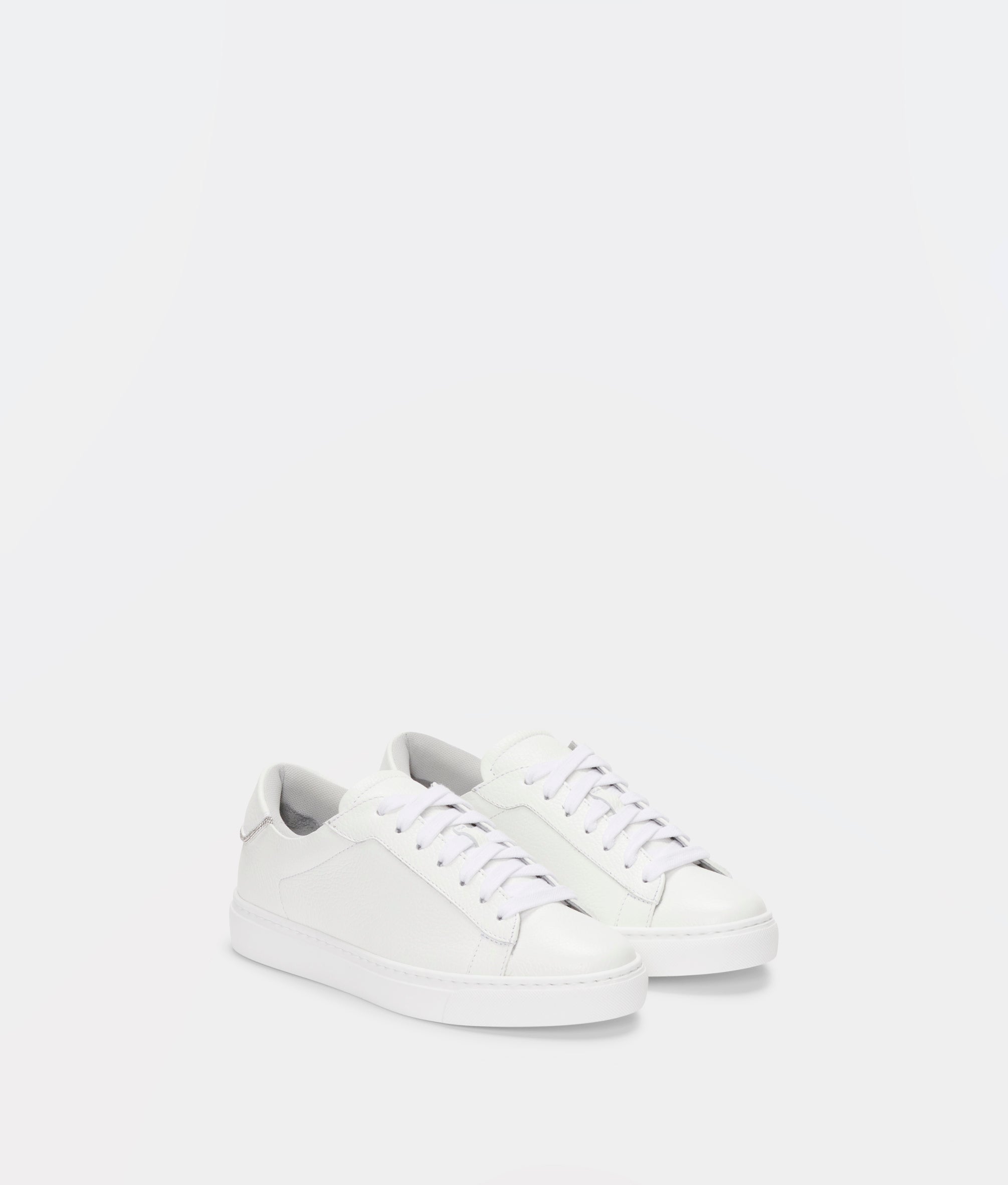 Dalila leather sneakers, white
