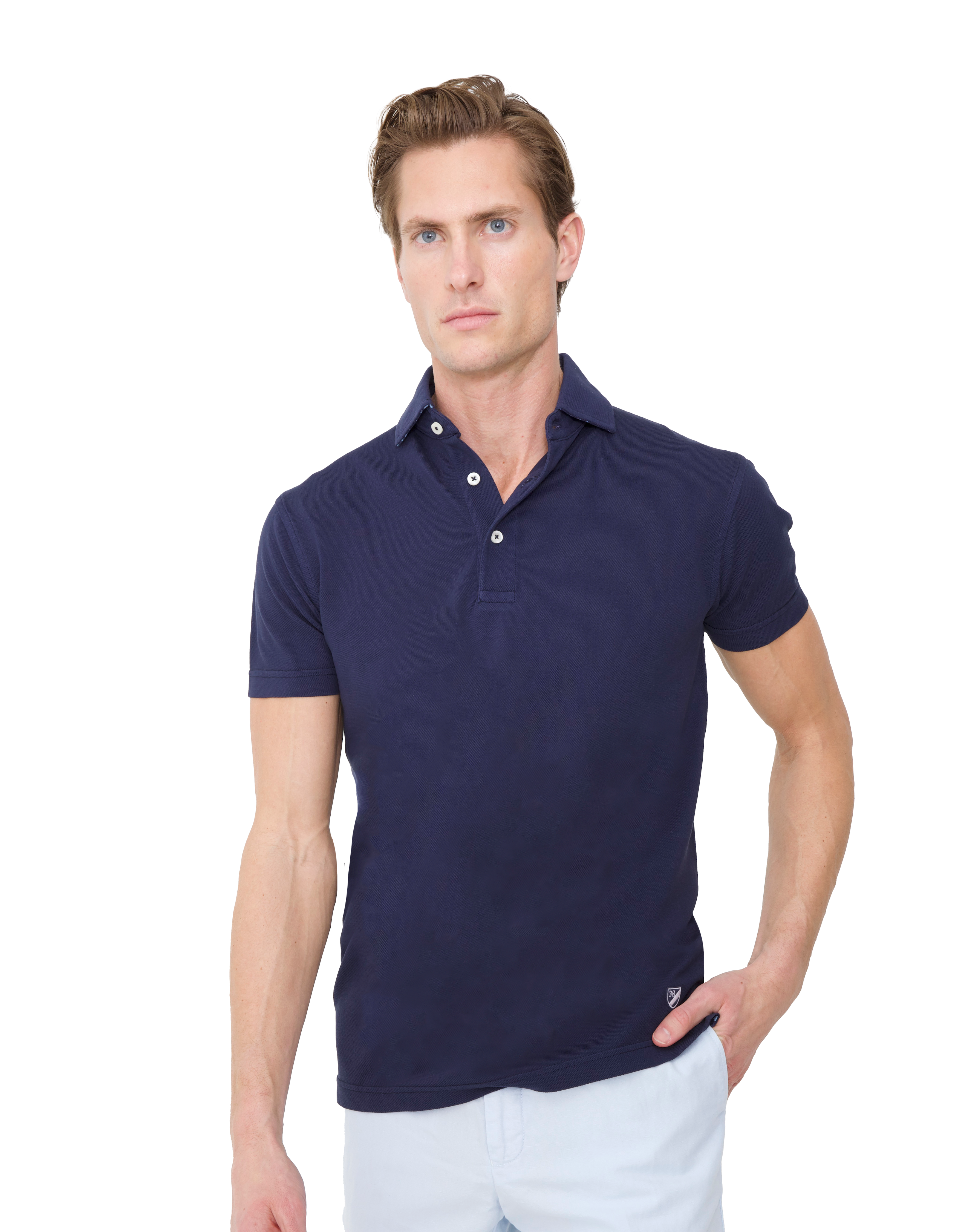 SUPIMA GARMENT DYED PIQUE POLO