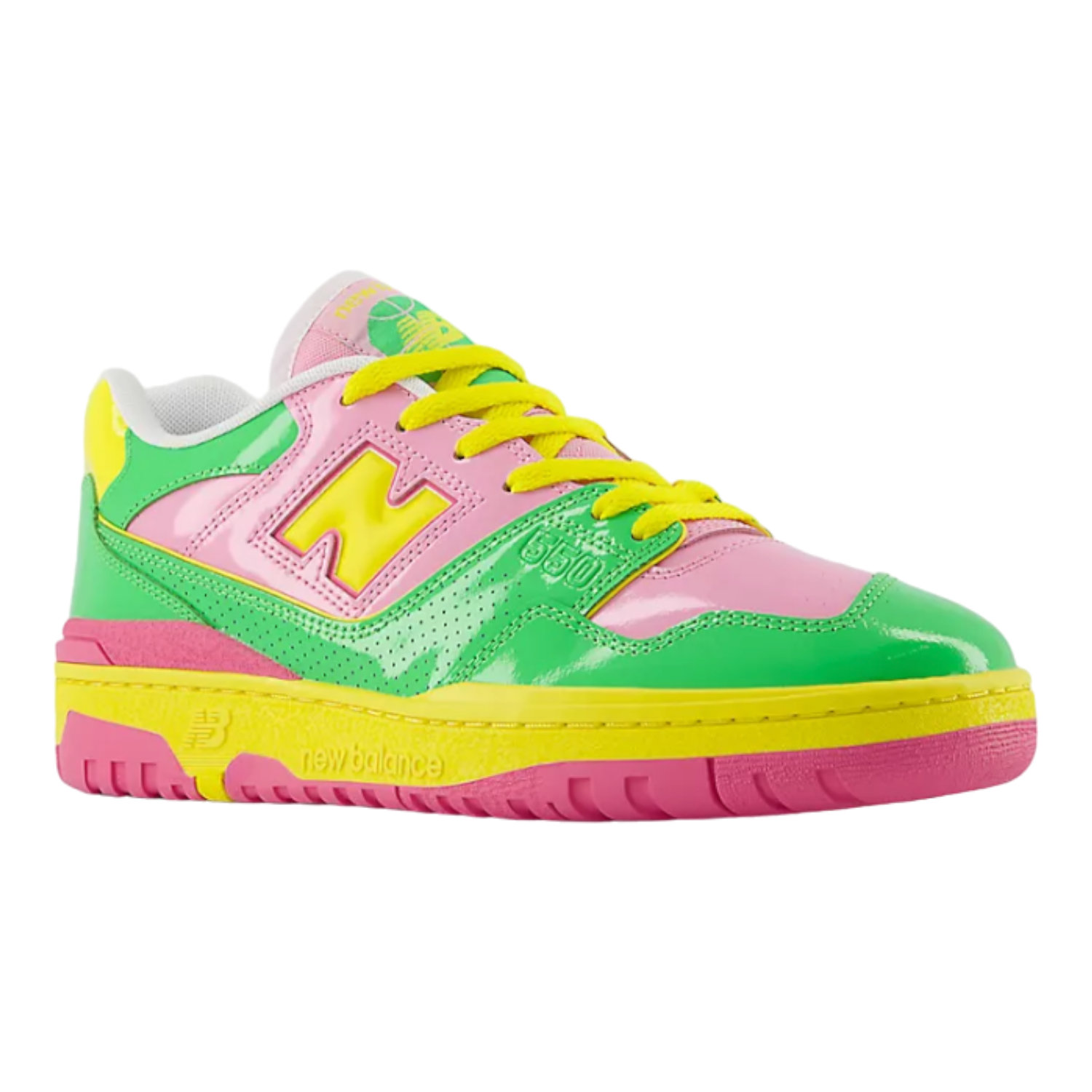 New Balance 550 Y2K Patent Leather Pink/Green/Yellow BB550YKA