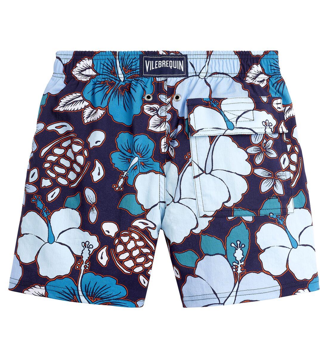 Boys Stretch Swim Trunks Tropical Turtles