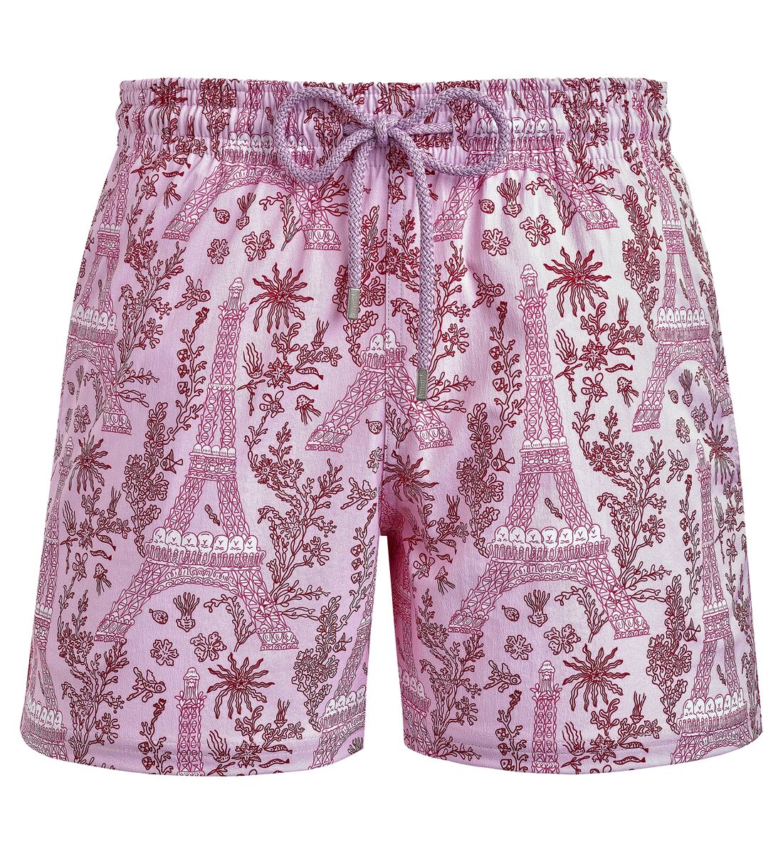 Men Stretch Swim Trunks Poulpes Eiffel