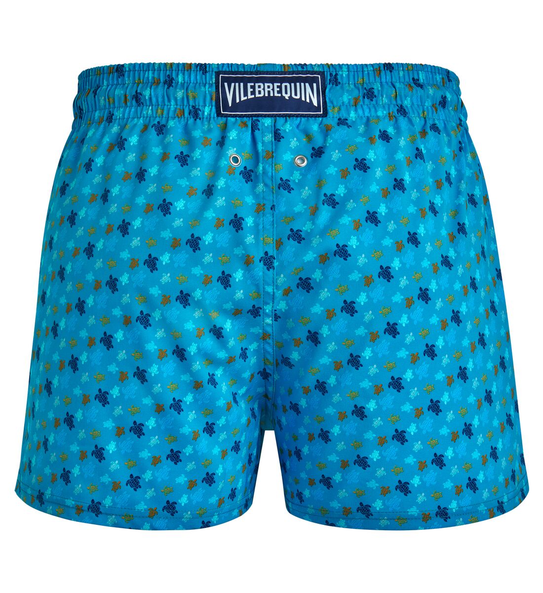 Men Short Swim Trunks Micro Ronde Des Tortues Rainbow