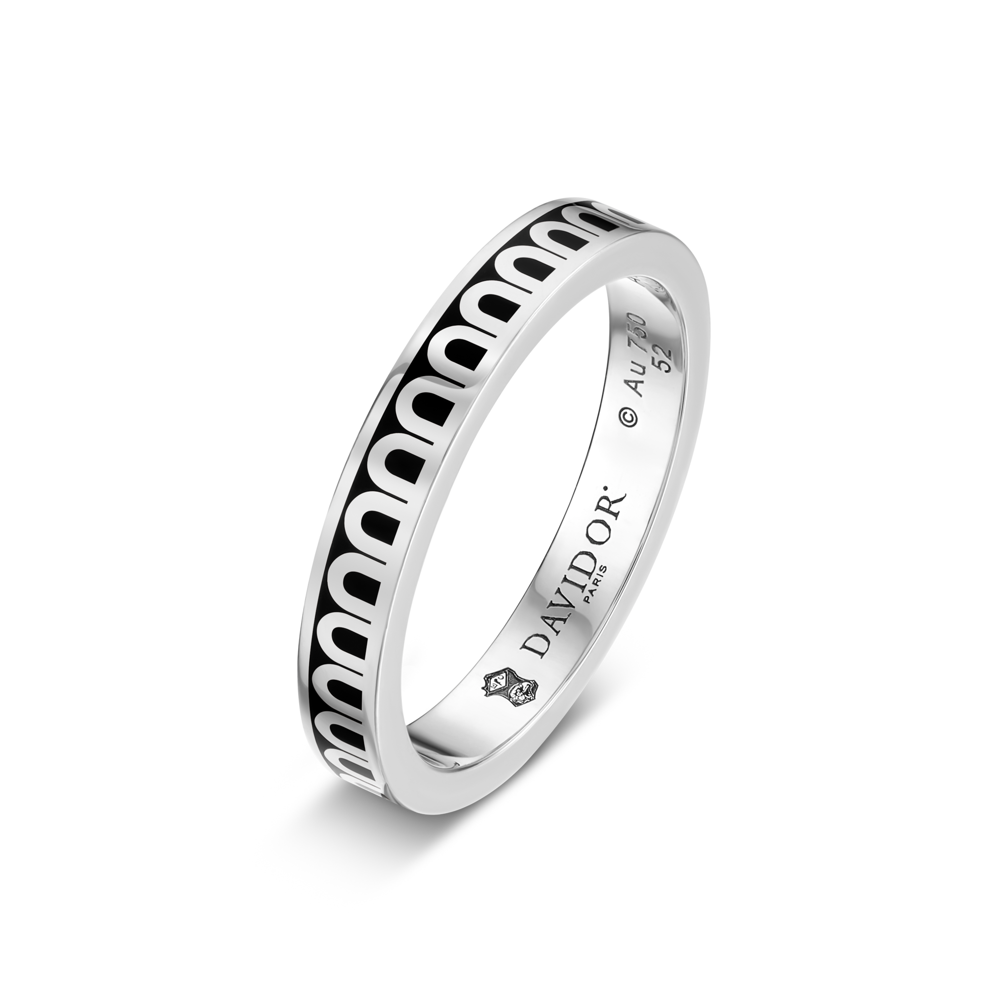 LOUIS VUITTON® LV Volt One Band Ring, White Gold And Diamond