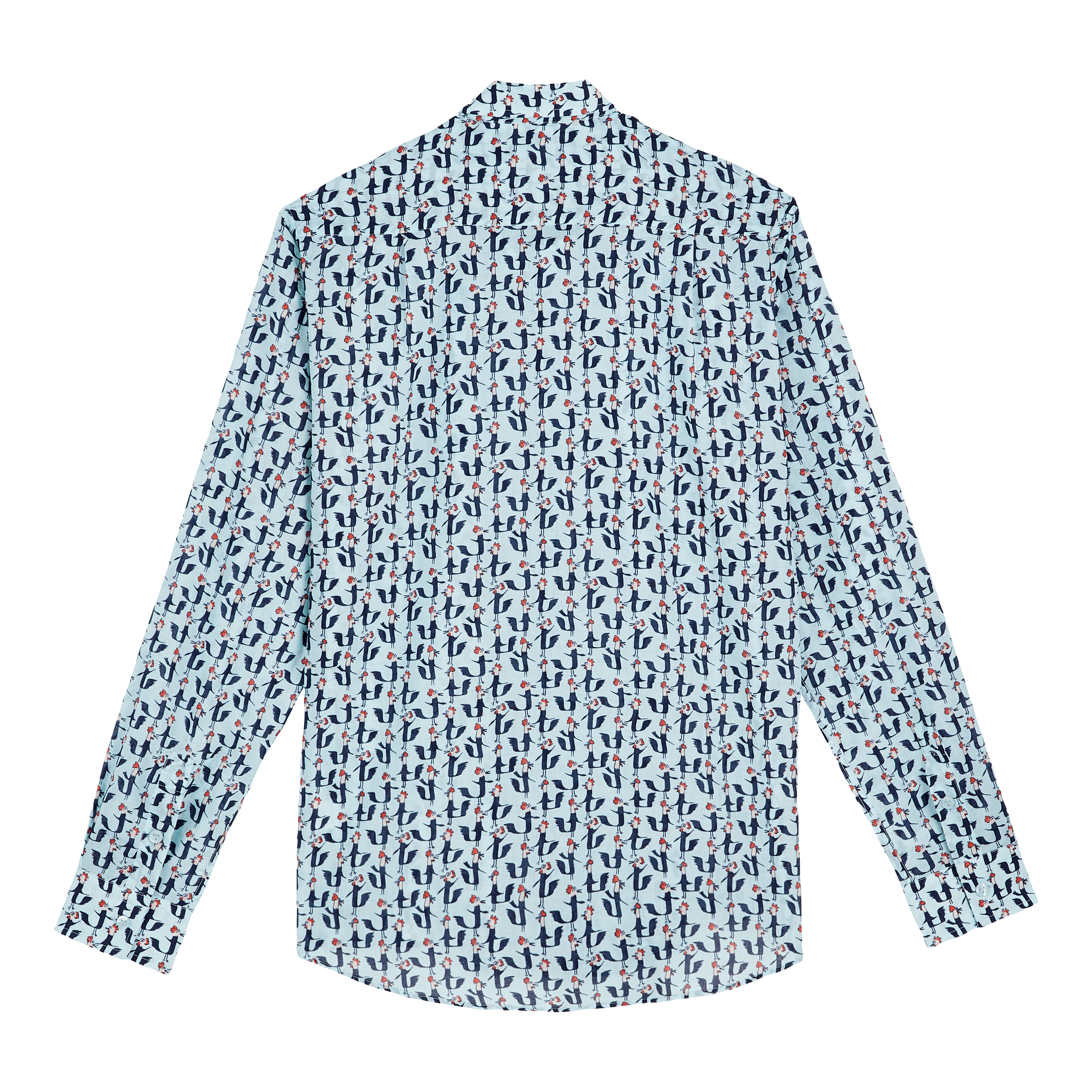 Unisex Cotton Voile Lightweight Shirt Cocorico !