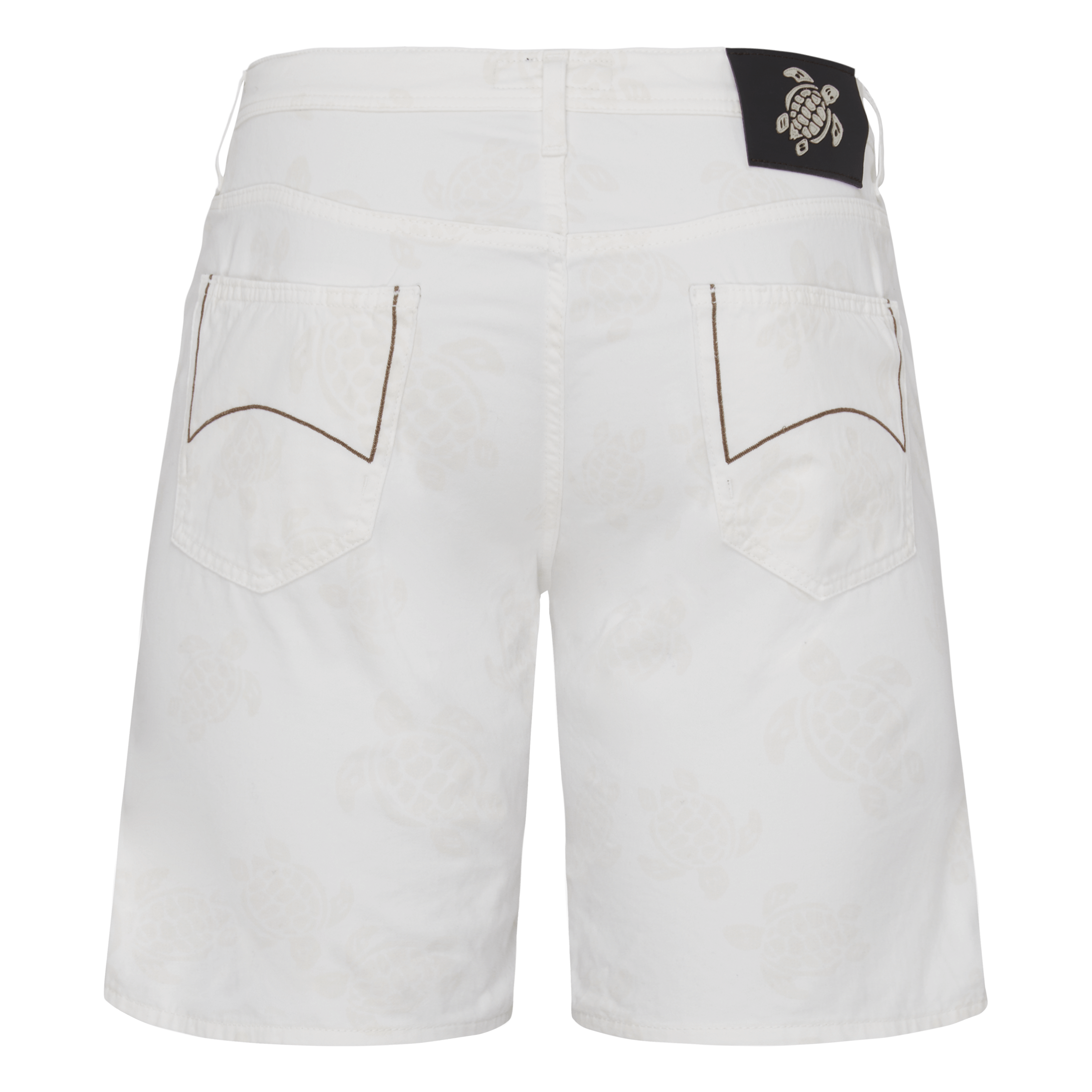 Men 5-Pockets Denim Bermuda Shorts Ronde des Tortues