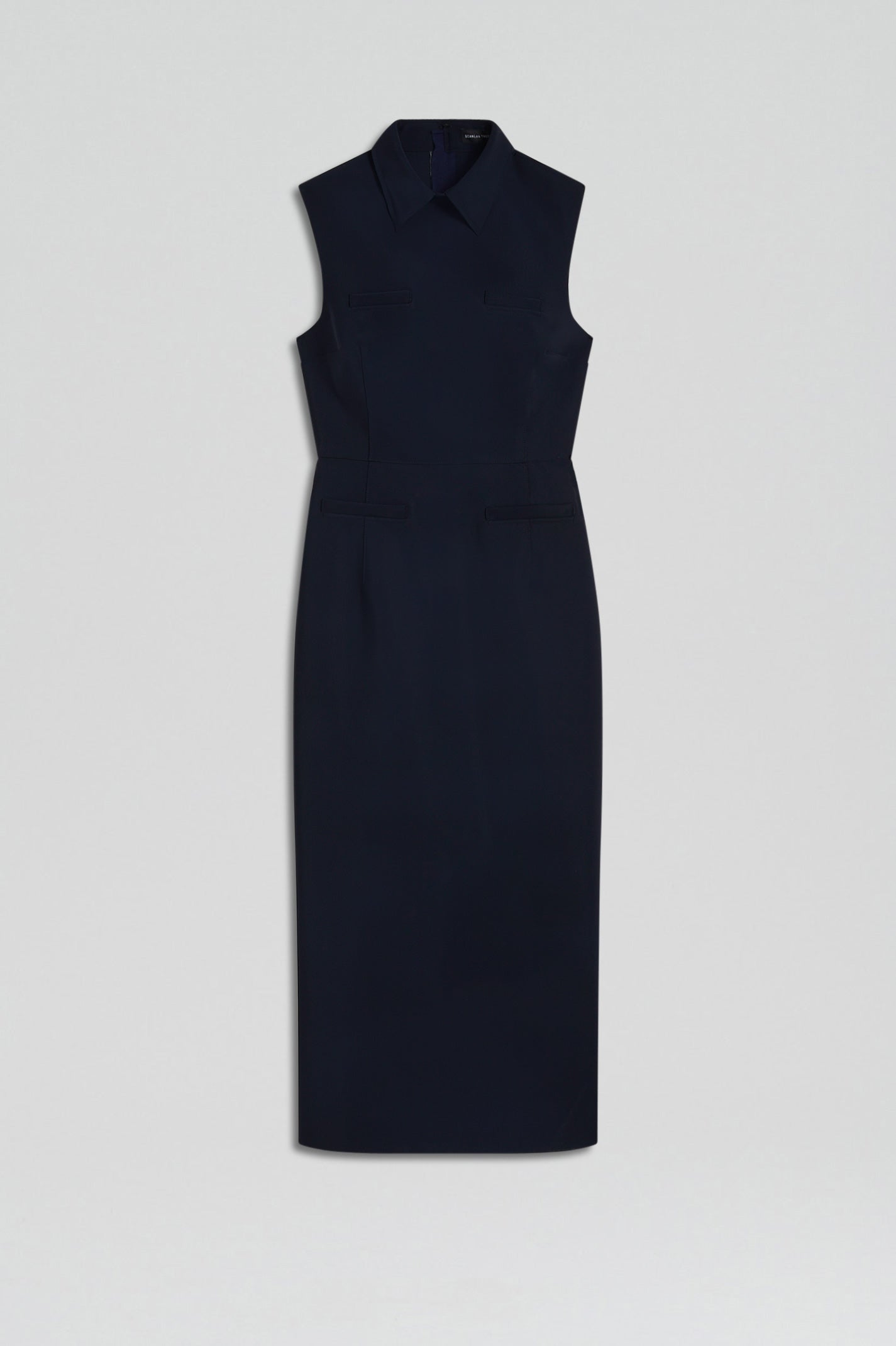 TAILORED BUSTIER DRESS - TURQUOISE - Scanlan Theodore UK