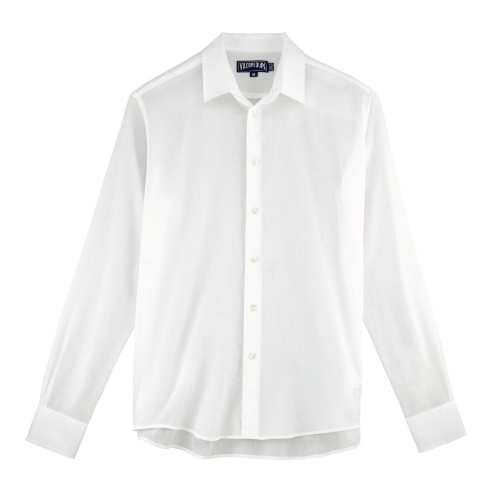 Cotton Voile Lightweight Shirt Solid
