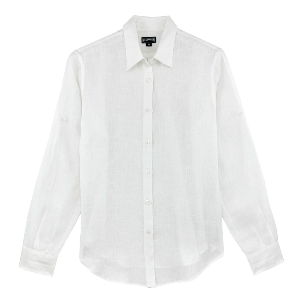 Long sleeves Linen Shirt Solid