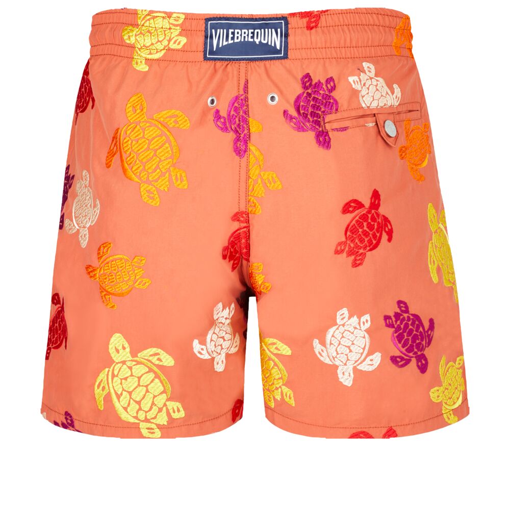 Swim Shorts Embroidered Ronde Tortues Multicolores – Limited Edition