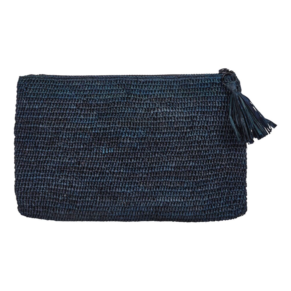 Raffia Beach Pouch