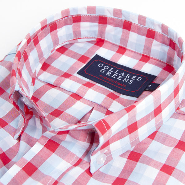 The Cary Button Down - Salmon/Carolina/White | Made in America | The ...