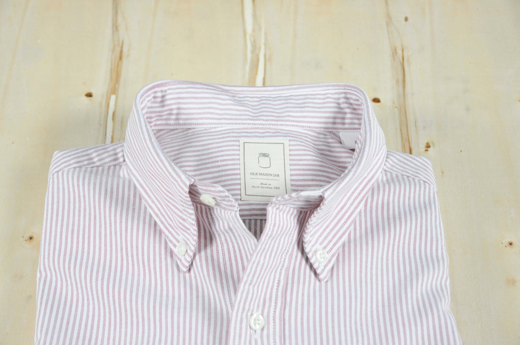 The Carolina Red Striped Oxford | Made in North Carolina | The American ...