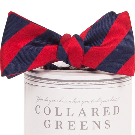 Tamarack Bow Tie - Navy / Red