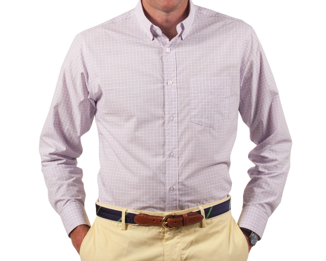 The Jefferson Button Down - Pink Checks