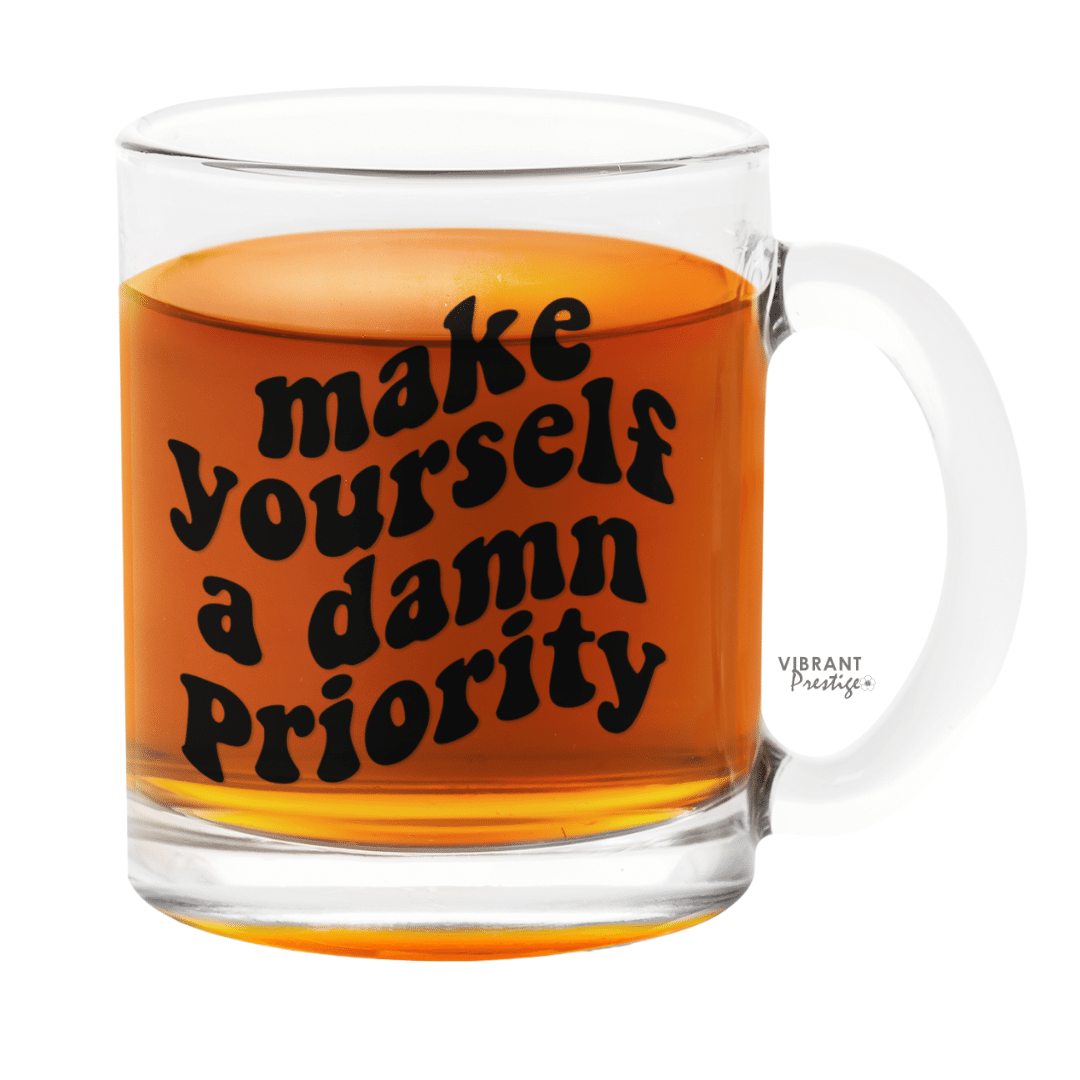 Image of Damn Priority Glass Mug